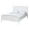 Baxton Studio Mariana Classic and Traditional White Finished Wood Queen Size Platform Bed 224-12538-ZORO - alternate 7